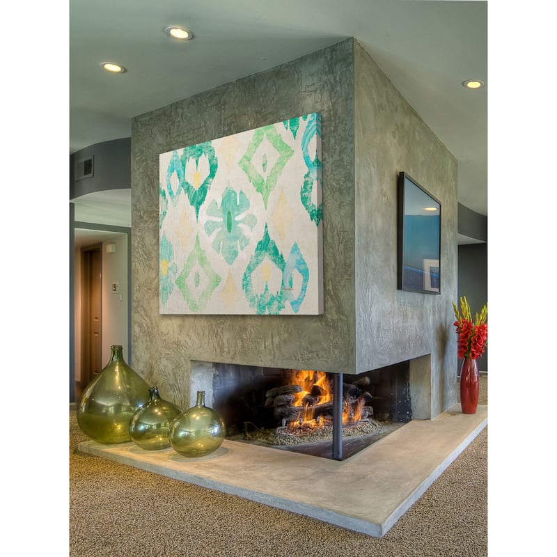 Marmont Hill - Emerald Star by Evelia Painting Print on Canvas - Multi-Color
