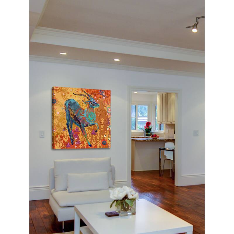 Marmont Hill - Gazelle of Samburu by Evelia Painting Print on Canvas - Multi-Color