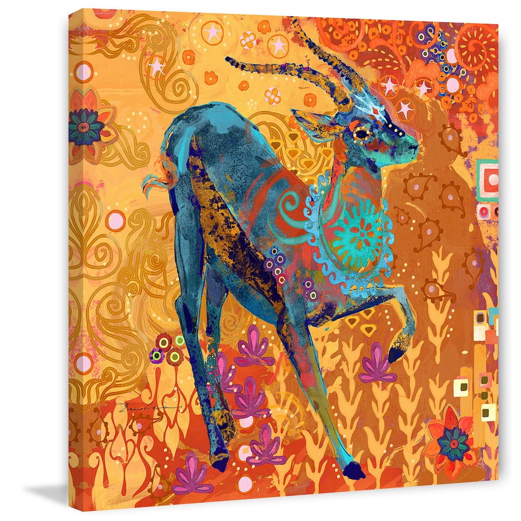 Marmont Hill - Gazelle of Samburu by Evelia Painting Print on Canvas - Multi-Color