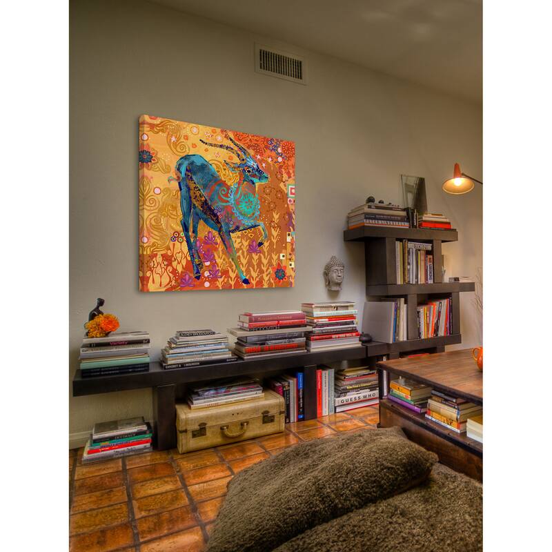 Marmont Hill - Gazelle of Samburu by Evelia Painting Print on Canvas - Multi-Color