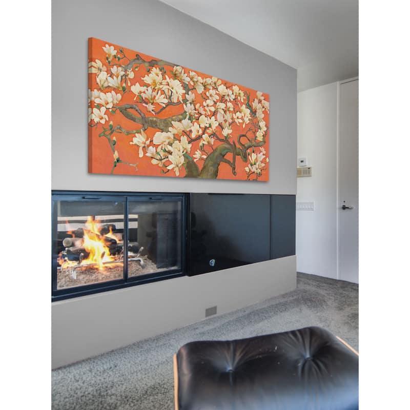 Marmont Hill - Magnolia Branches I by Evelia Painting Print on Canvas - Multi-Color
