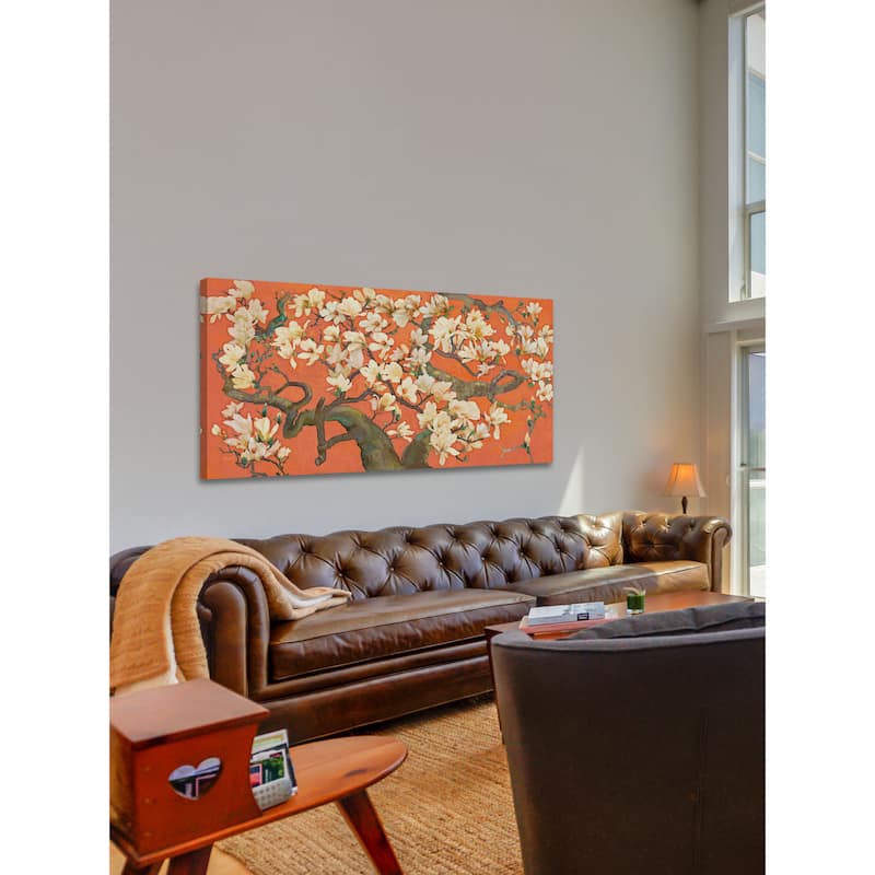 Marmont Hill - Magnolia Branches I by Evelia Painting Print on Canvas - Multi-Color