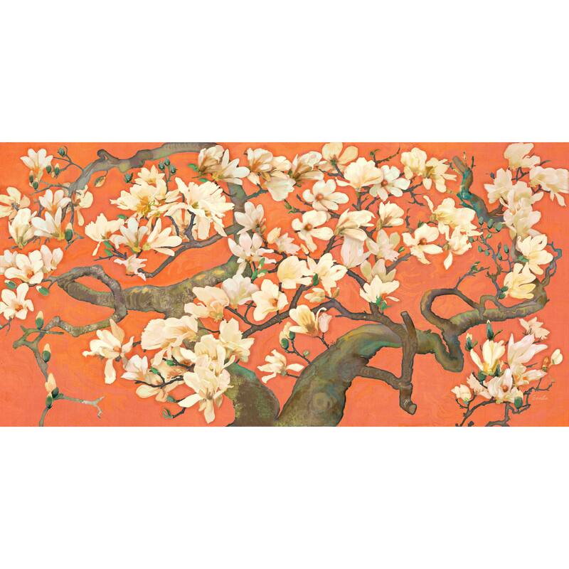 Marmont Hill - Magnolia Branches I by Evelia Painting Print on Canvas - Multi-Color