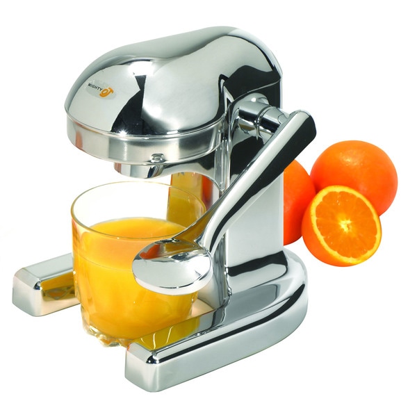 Metrokane Mighty OJ Manual Juicer, Chrome Free Shipping Today