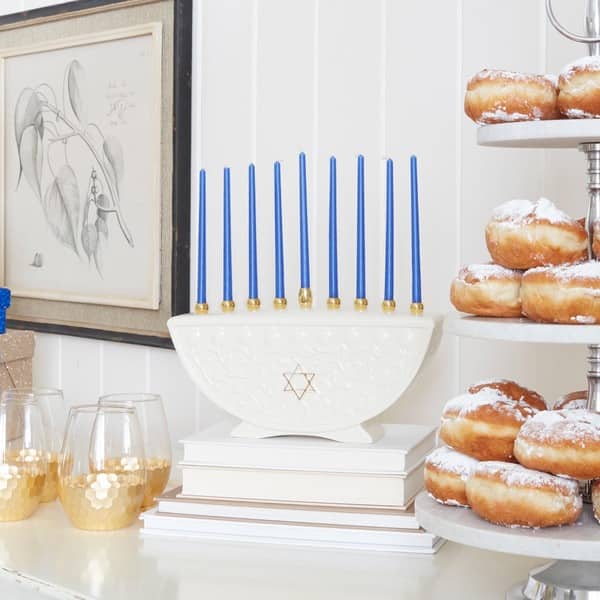 Lenox Judaic Blessings Menorah Bed Bath & Beyond 10925593