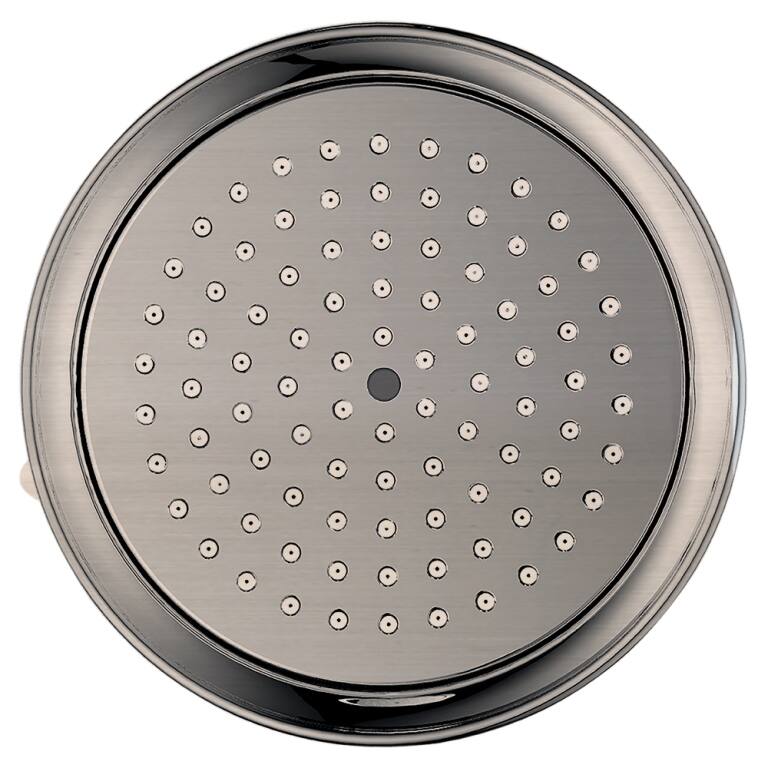 Dawn® Single Function 7" Round Rain Showerhead, Brushed Nickel