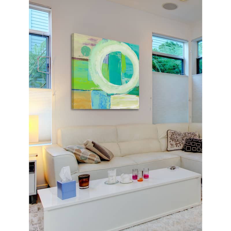 Marmont Hill - Energy Wave I by Julie Joy Painting Print on Canvas - Multi-Color