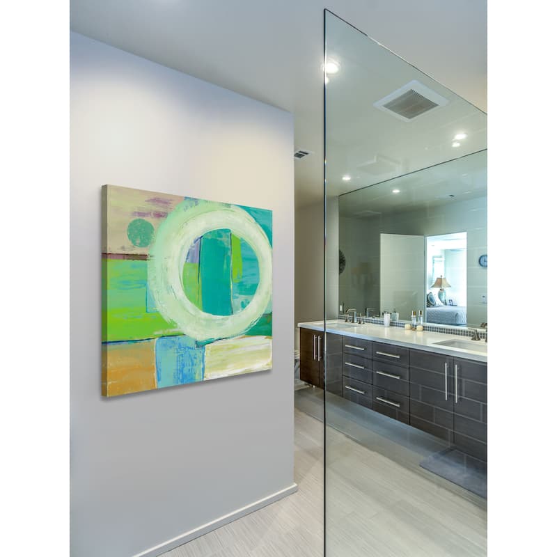Marmont Hill - Energy Wave I by Julie Joy Painting Print on Canvas - Multi-Color