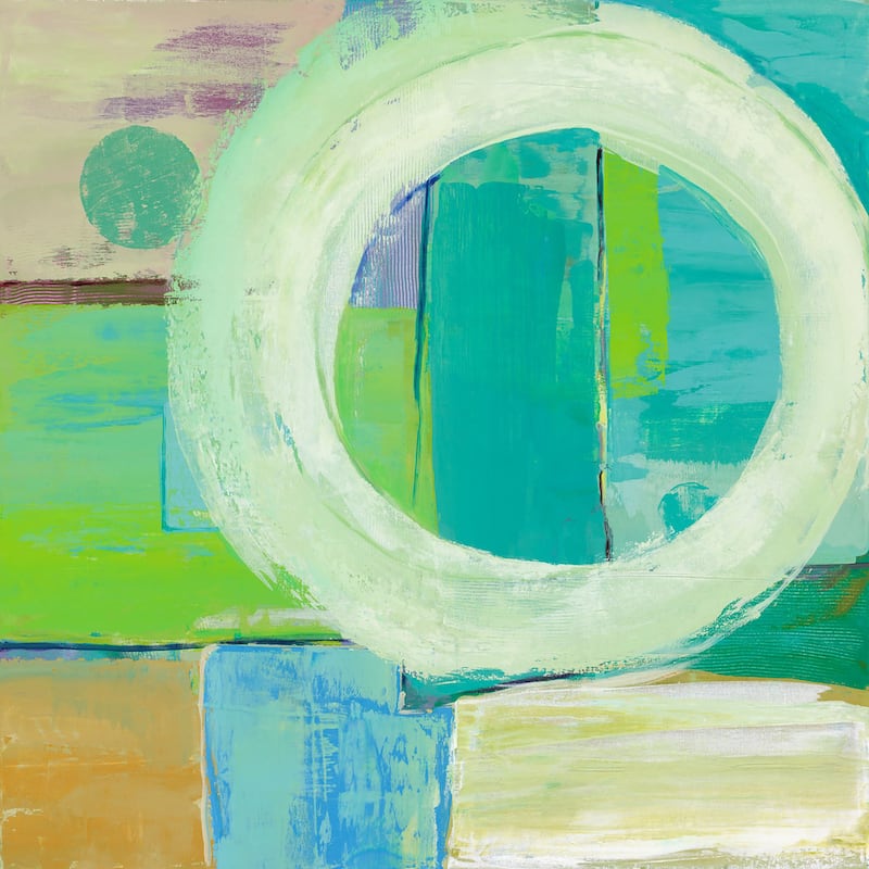 Marmont Hill - Energy Wave I by Julie Joy Painting Print on Canvas - Multi-Color