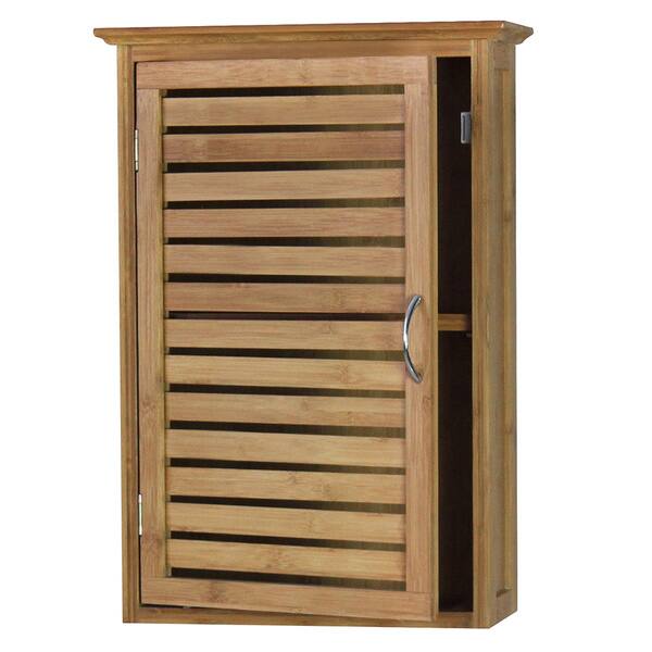 Shop Gallerie Decor Natural Spa Bamboo Wall Cabinet Free