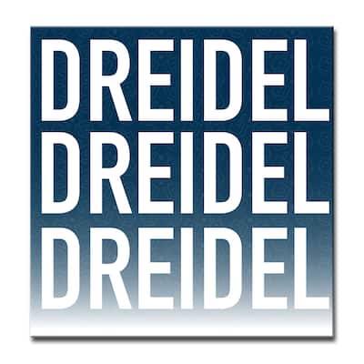 Ready2HangArt 'Dreidel, Dreidel, Dreidel' Hanukkah Canvas Wall Art