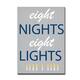 Ready2HangArt 'Eight Nights, Eight Lights' Hanukkah Canvas Wall Art