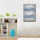 Ready2HangArt 'Eight Nights, Eight Lights' Hanukkah Canvas Wall Art