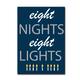 Ready2HangArt 'Eight Nights, Eight Lights' Hanukkah Canvas Wall Art