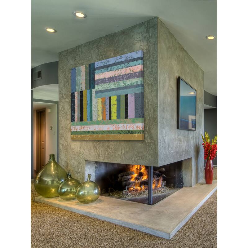 Marmont Hill - Midnight III by Julie Joy Painting Print on Canvas - Multi-Color