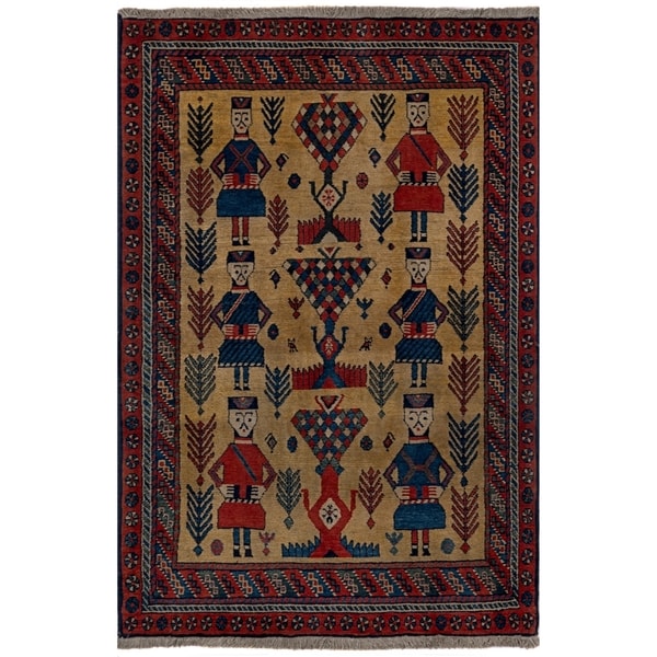 Safavieh One of a Kind Collection Hand-Knotted Persian Bakhtiari Wool Rug (4' x 6') - Multi - 0