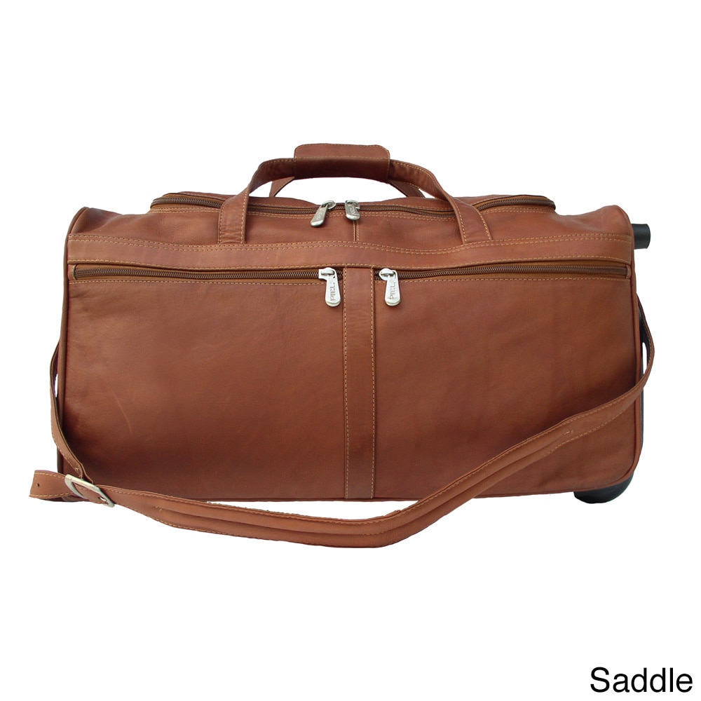 leather rolling duffel