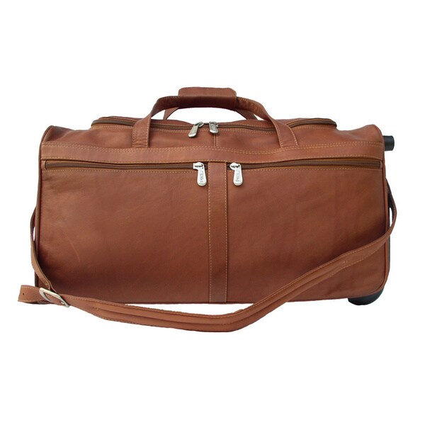 30 inch leather duffle bag