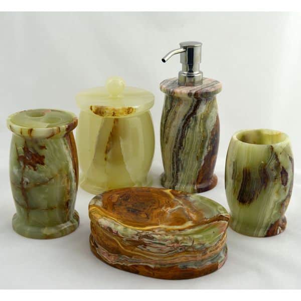 Nature Home Decor Onyx Kitchen Canister - Size: Small