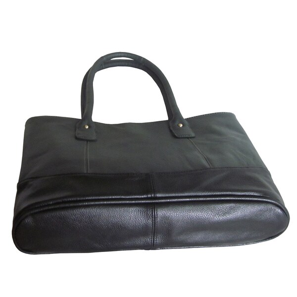 amerileather casual leather tote