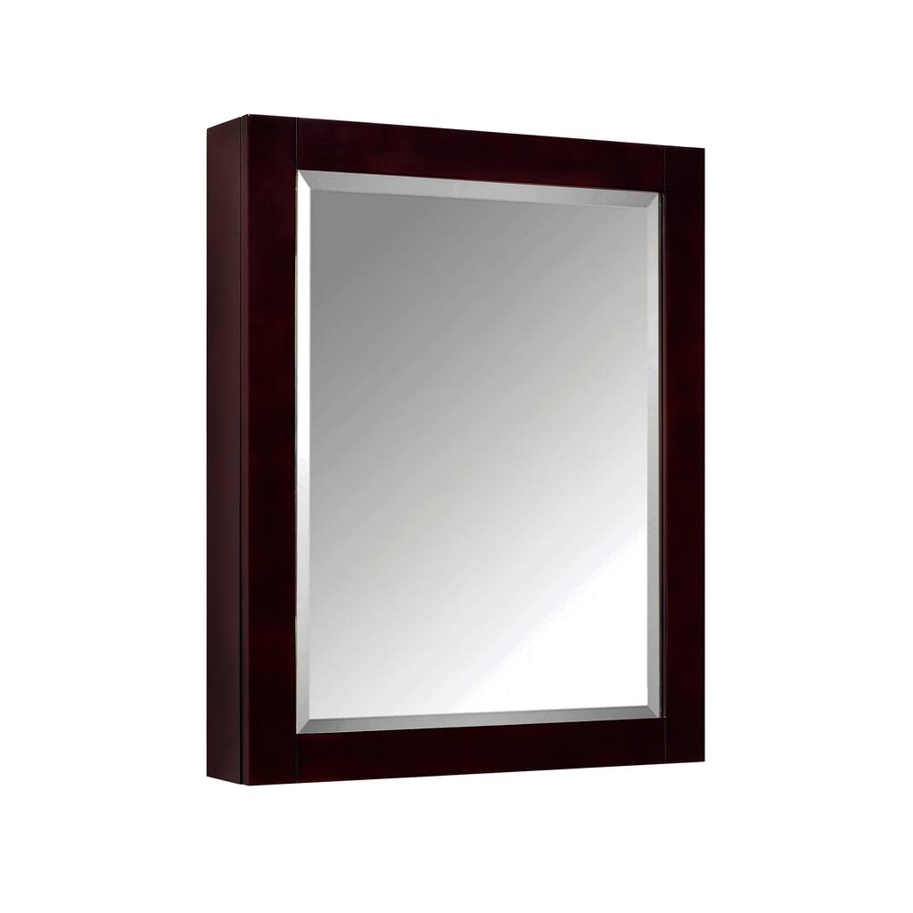 Avanity 24-inch Mirror Cabinet in Espresso - 24"W x 30"H