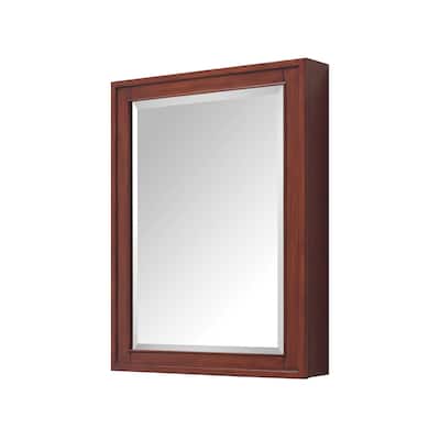 Avanity Madison 24-inch Mirror Cabinet in a Tobacco Finish - 24"W x 32"H