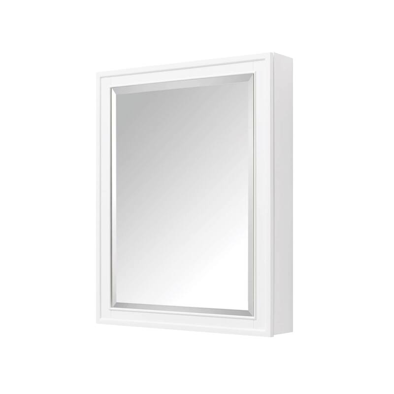 Avanity Madison 24-inch Mirror Cabinet in White - 24"W x 32"H