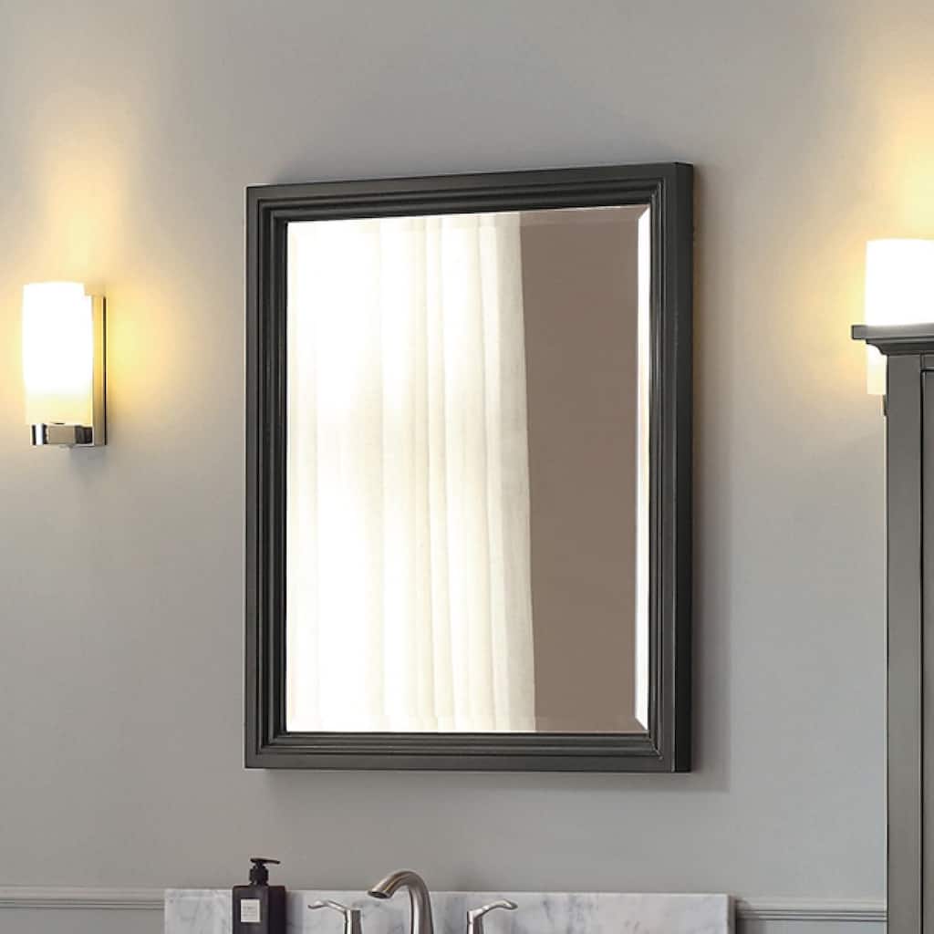 Avanity Thompson 28 Inch Mirror - Charcoal Glaze - Charcoal Glaze - 28"W x 33"H