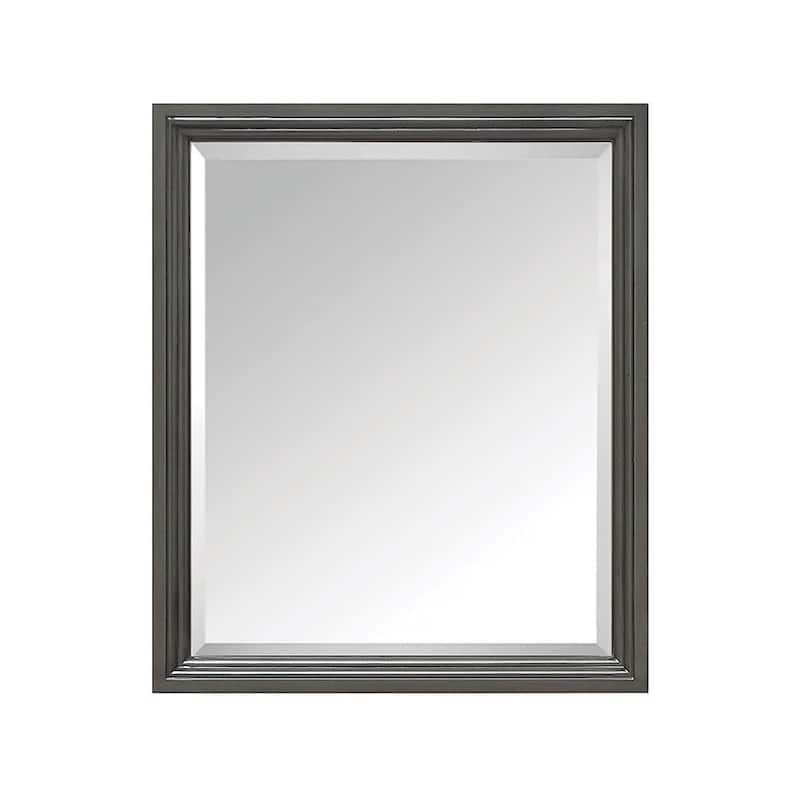 Avanity Thompson 28 Inch Mirror - Charcoal Glaze - Charcoal Glaze - 28"W x 33"H