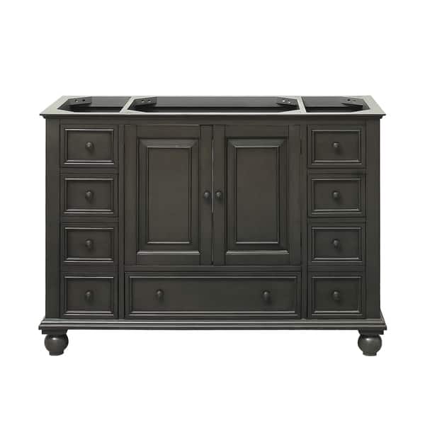slide 3 of 11, Avanity Thompson 48-inch Vanity Only Charcoal Glaze