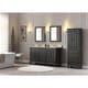 preview thumbnail 13 of 12, Avanity Thompson 61-inch Double Sink Vanity Combo in Charcoal Glaze finish