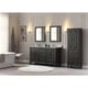 preview thumbnail 11 of 12, Avanity Thompson 61-inch Double Sink Vanity Combo in Charcoal Glaze finish