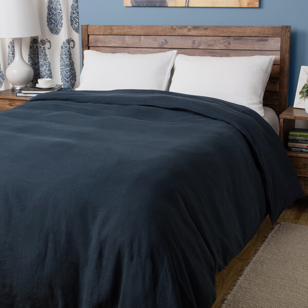 Julia M Fuller Vintage Washed Belgian Linen Duvet Cover