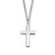 preview thumbnail 1 of 1, Sterling Silver Men's Cross Pendant Necklace