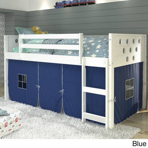 Loft Bed Purple Kids Toddler Beds Online At Donco Kids Twin Circles White Wood Low Tent Loft Bed