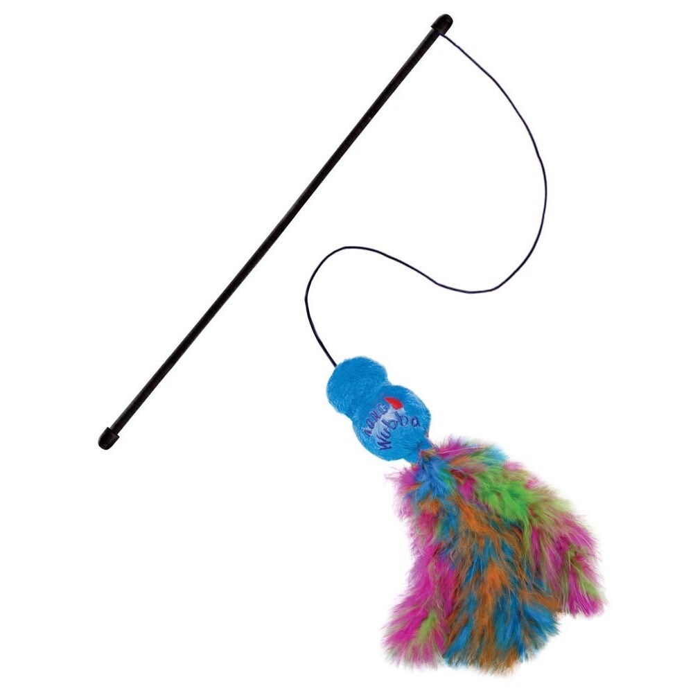 Shop Kong Wubba Boa Teaser Cat Toy Assorted Colors Overstock