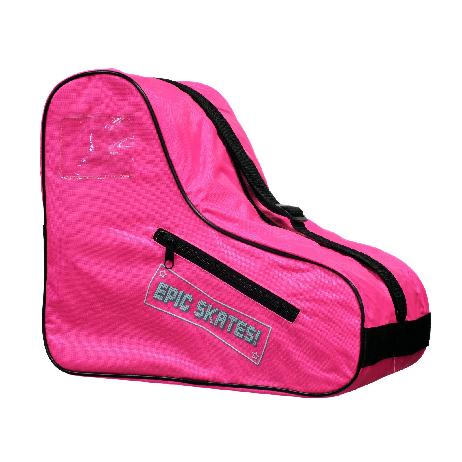 Epic New Classic Black & Pink High-Top Quad Roller Skate Bundle w/ Bag,  Laces, & Pom Poms! (As Is Item) - Bed Bath & Beyond - 31804634