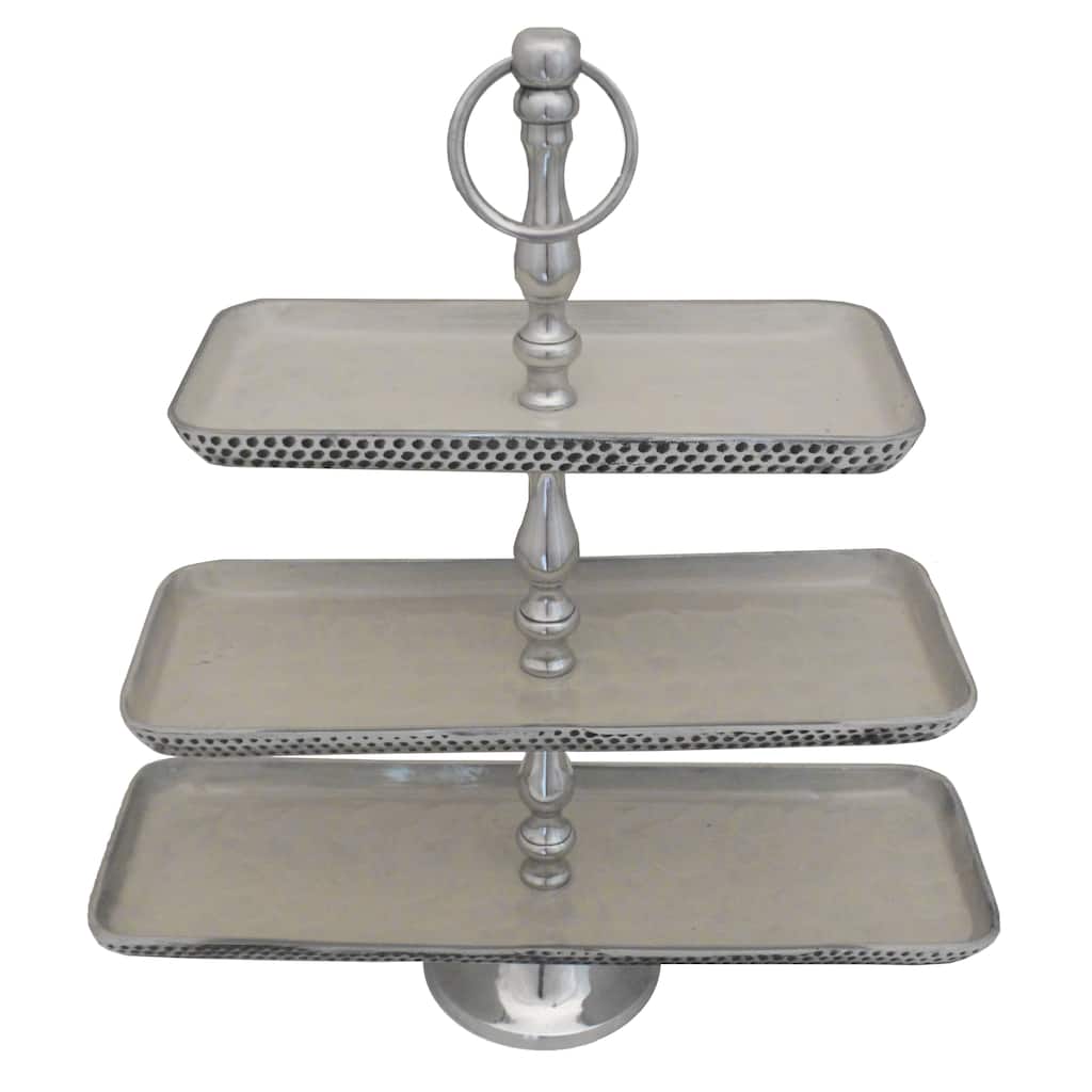Casa Cortes Event Essentials Aluminum 3-Tier Server
