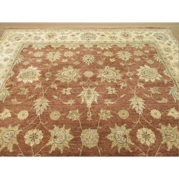 Hand Knotted Wool Rust Traditional Oriental Jaipur Rug 9 X 11 11 9 X 12 On Sale Overstock 10951669