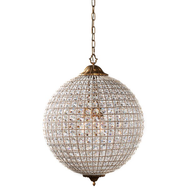 KOSAS Home Kimberly Chandelier 24" Free Shipping Today Overstock