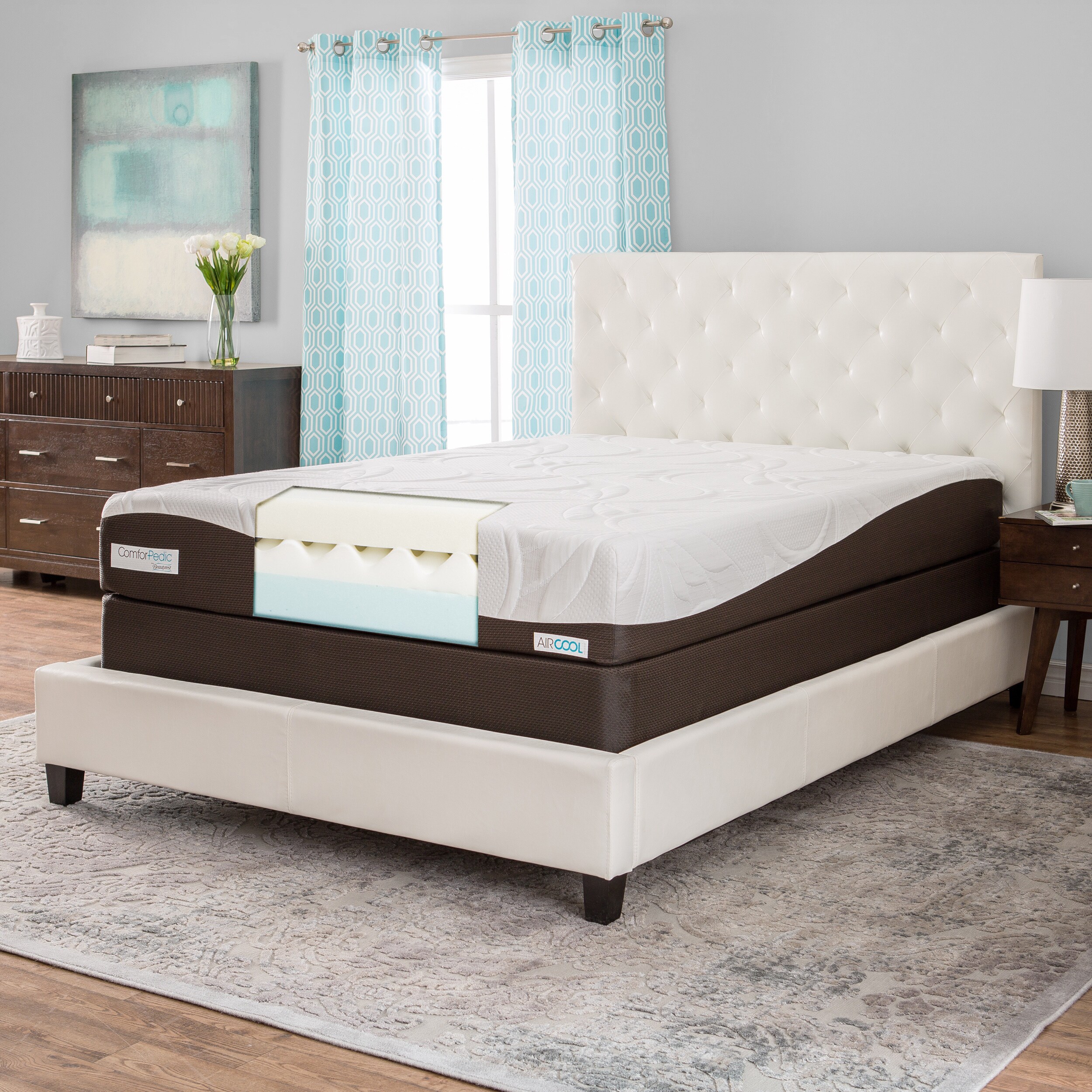 Shop Comforpedic From Beautyrest 10 Inch Full Size Memory Foam Mattress