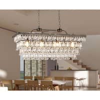 Grey Metal Chandeliers Find Great Ceiling Lighting Deals Shopping At Overstock