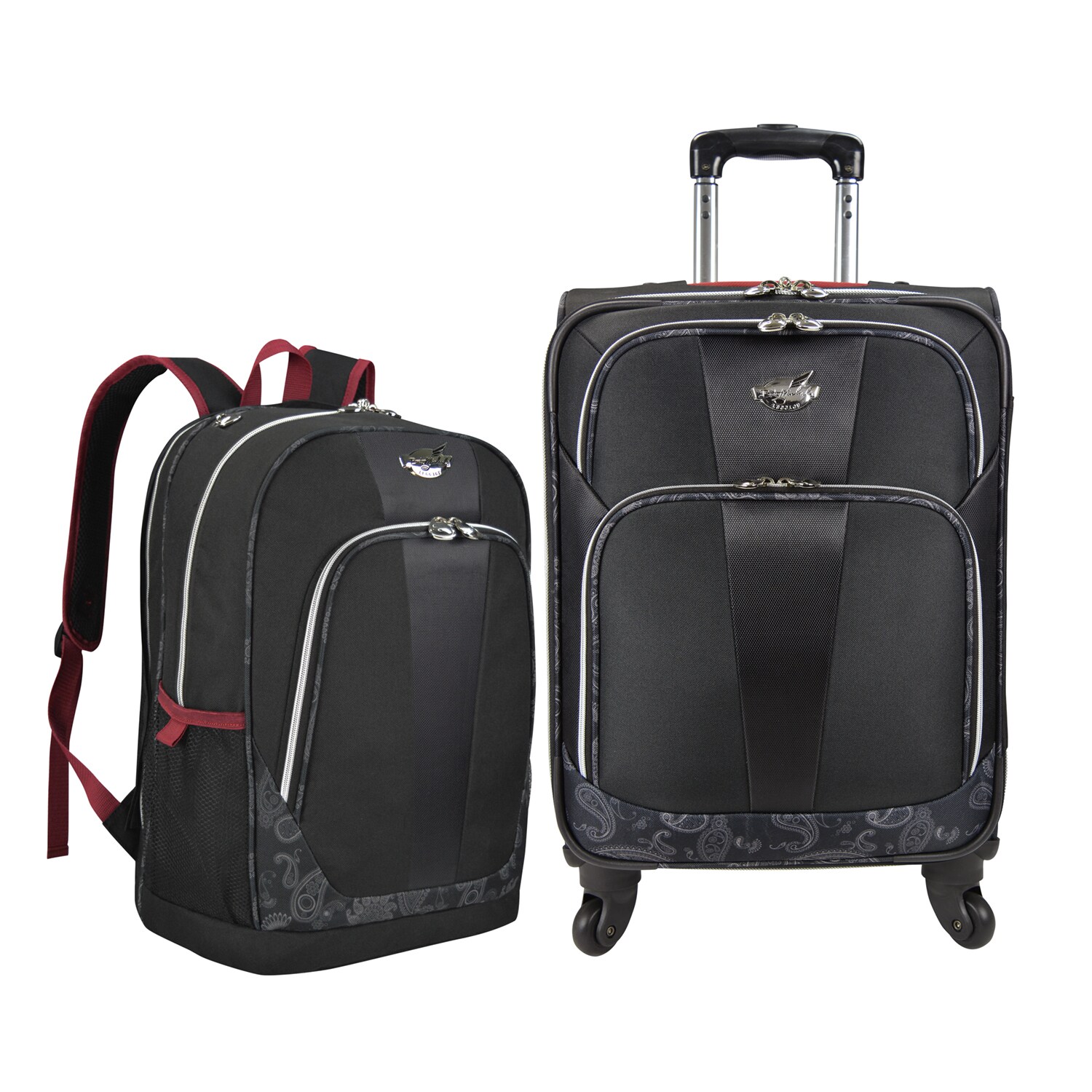 carry on luggage and laptop bag set