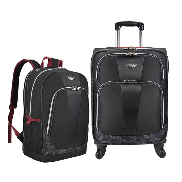 suitcase and laptop bag set