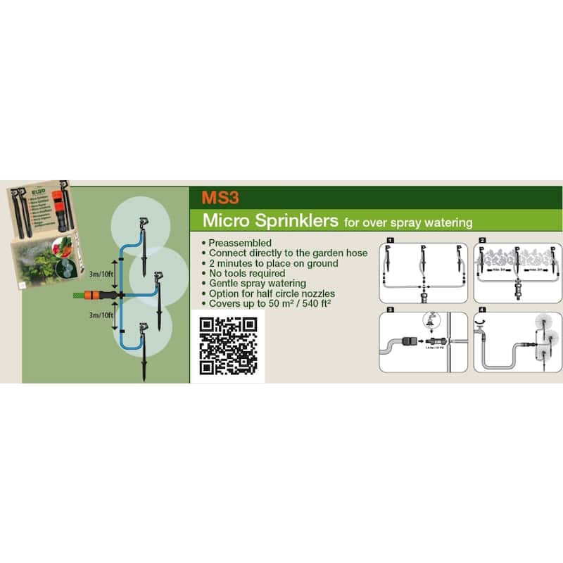 Genesis 20' Mirco Sprinkler Watering System by Riverstone Industries