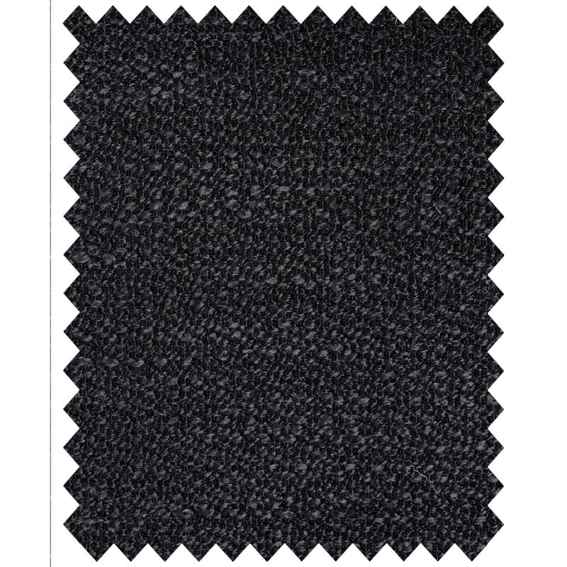 MJL Furniture Ali Button Tufted Belfast Charcoal Upholstered Headboard