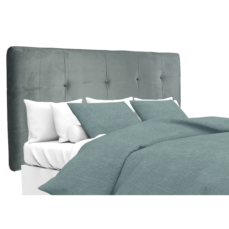MJL Furniture Ali Button Tufted Mystere Cosmic Upholstered Headboard