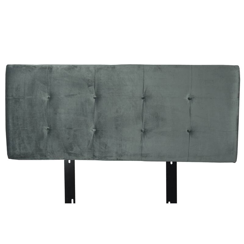 MJL Furniture Ali Button Tufted Mystere Cosmic Upholstered Headboard - California King