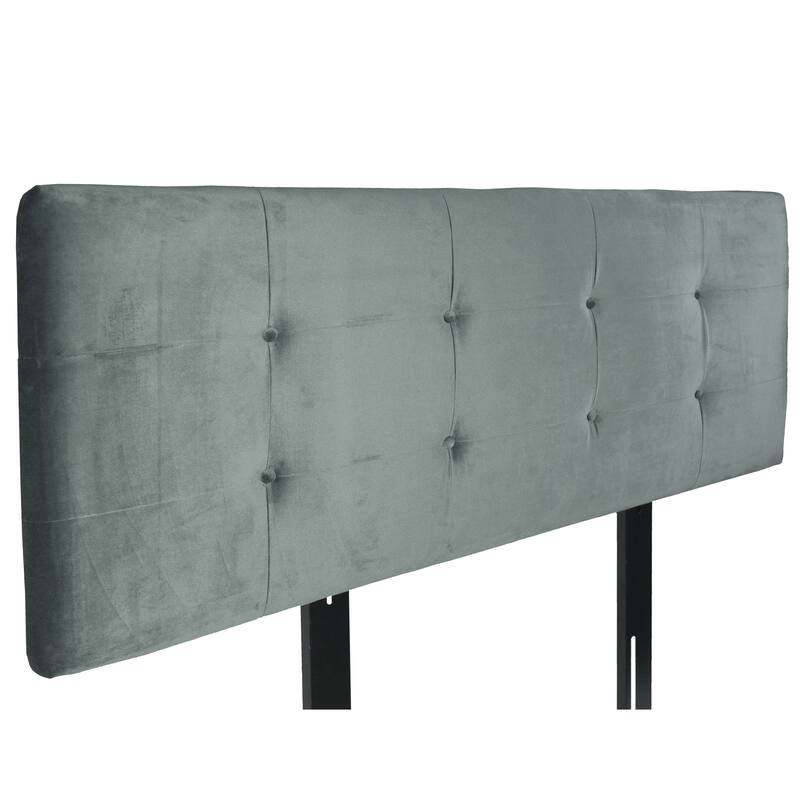MJL Furniture Ali Button Tufted Mystere Cosmic Upholstered Headboard