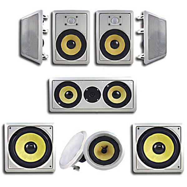 Shop Acoustic Audio Hd728 In Wall Ceiling Home Theater 7 2